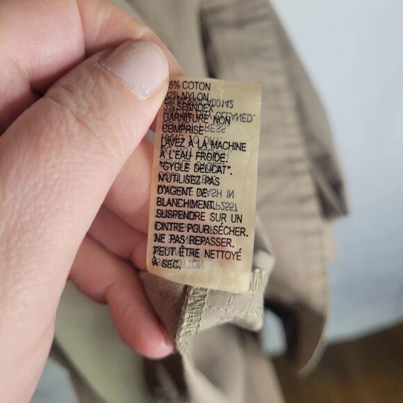 Peter Nygard Sleeveless Tan Button-Up Dress - Picture 11 of 15